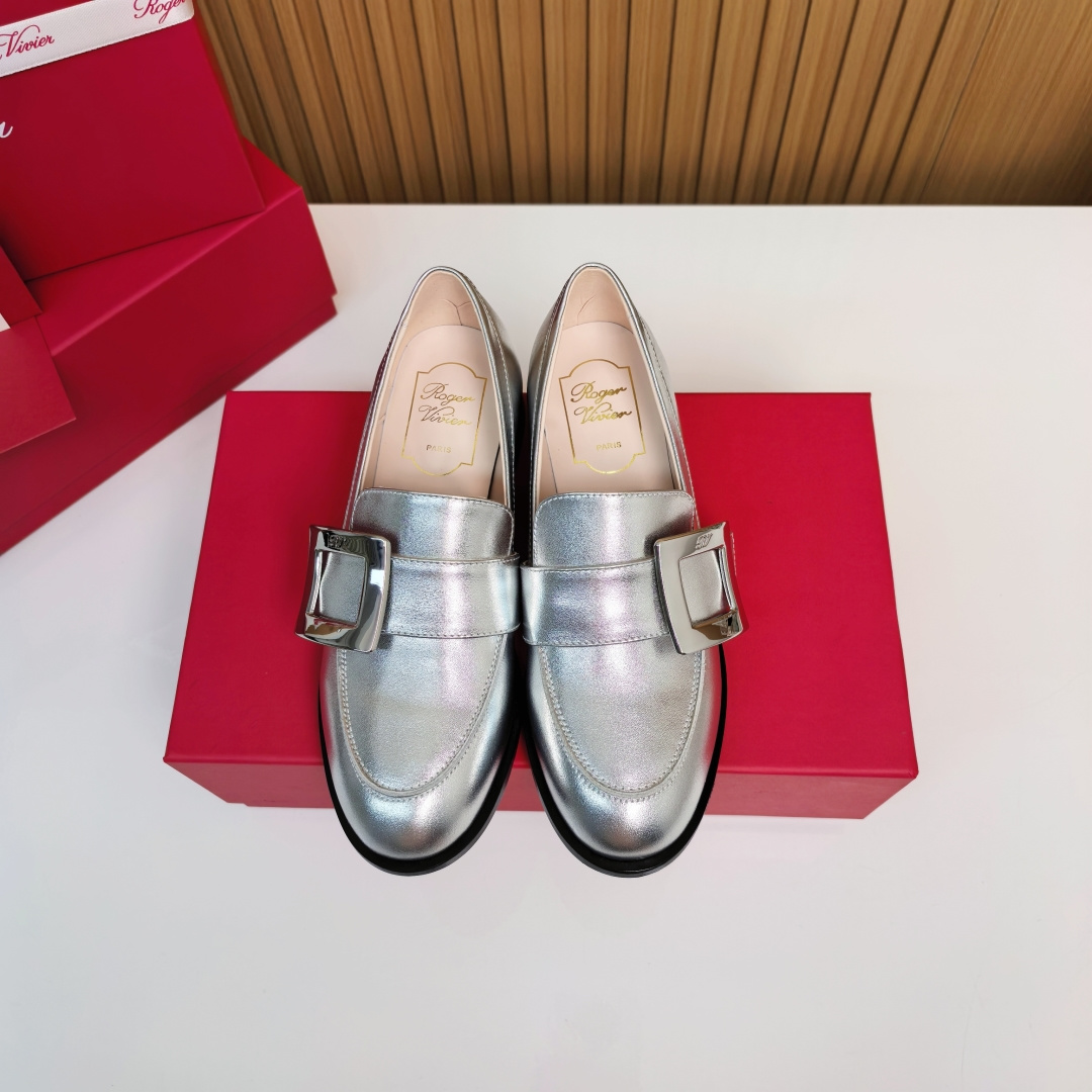 NO:412274,Leather silver buckles, loafers, loafers19860909皮面银色银扣,乐福鞋,loafers,Women's Shoes