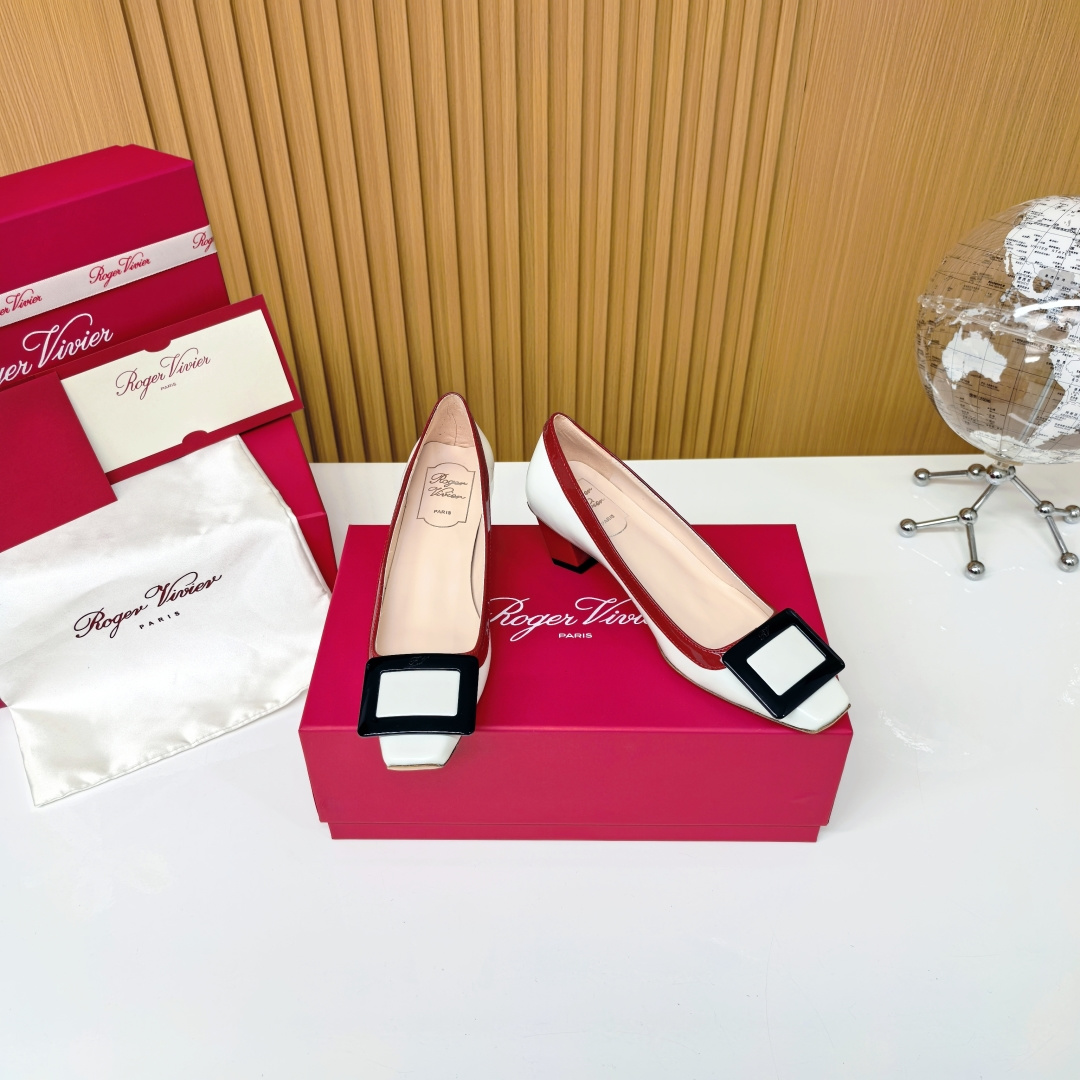 NO:444043,4.5cm white patent leather red piping, single shoes198609094.5cm白色漆皮红色滚边,单鞋,Women's Shoes