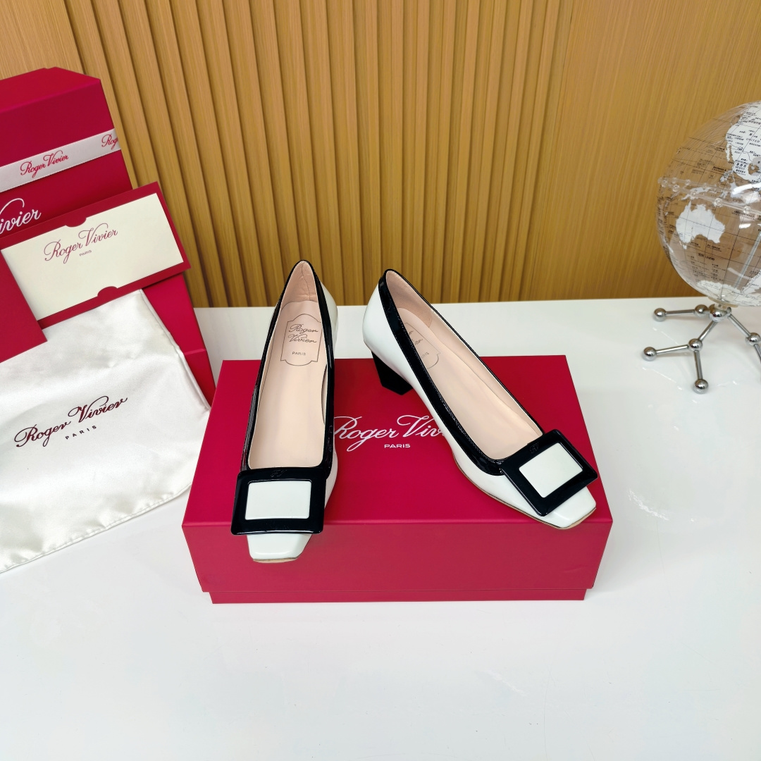 NO:444050,4.5cm white patent leather black piping, single shoes198609094.5cm白色漆皮黑色滚边,单鞋,Women's Shoes