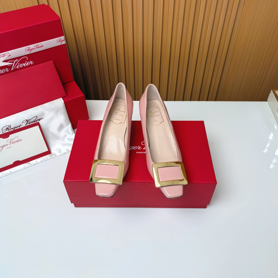 NO:751342,RV 4.5cm square heel 'Sakura Pink', single shoes19860909RV 4.5cm方跟『樱花粉』,单鞋,Women's Shoes