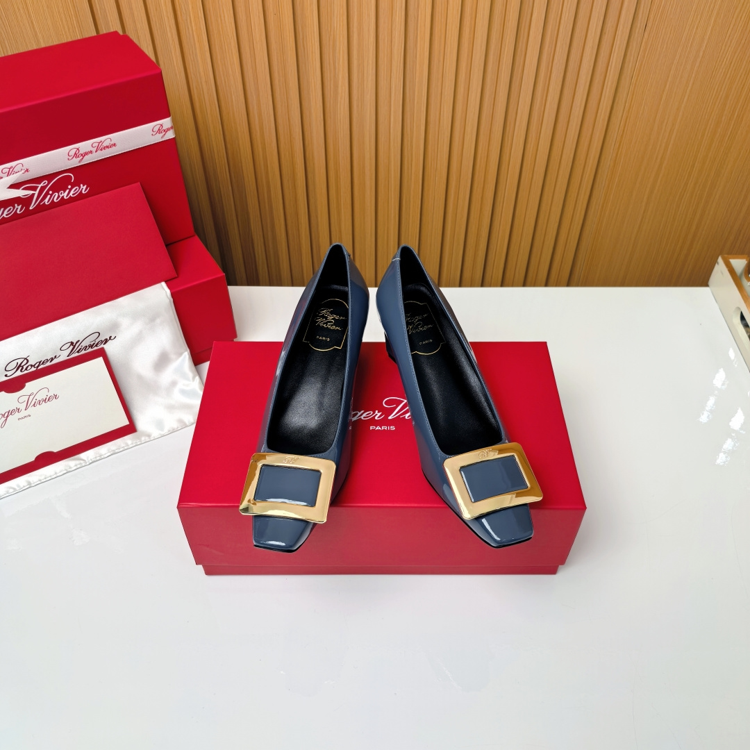 NO:751348,RV 4.5cm square heel 'fog blue', single shoes19860909RV 4.5cm方跟『雾蓝』,单鞋,Women's Shoes