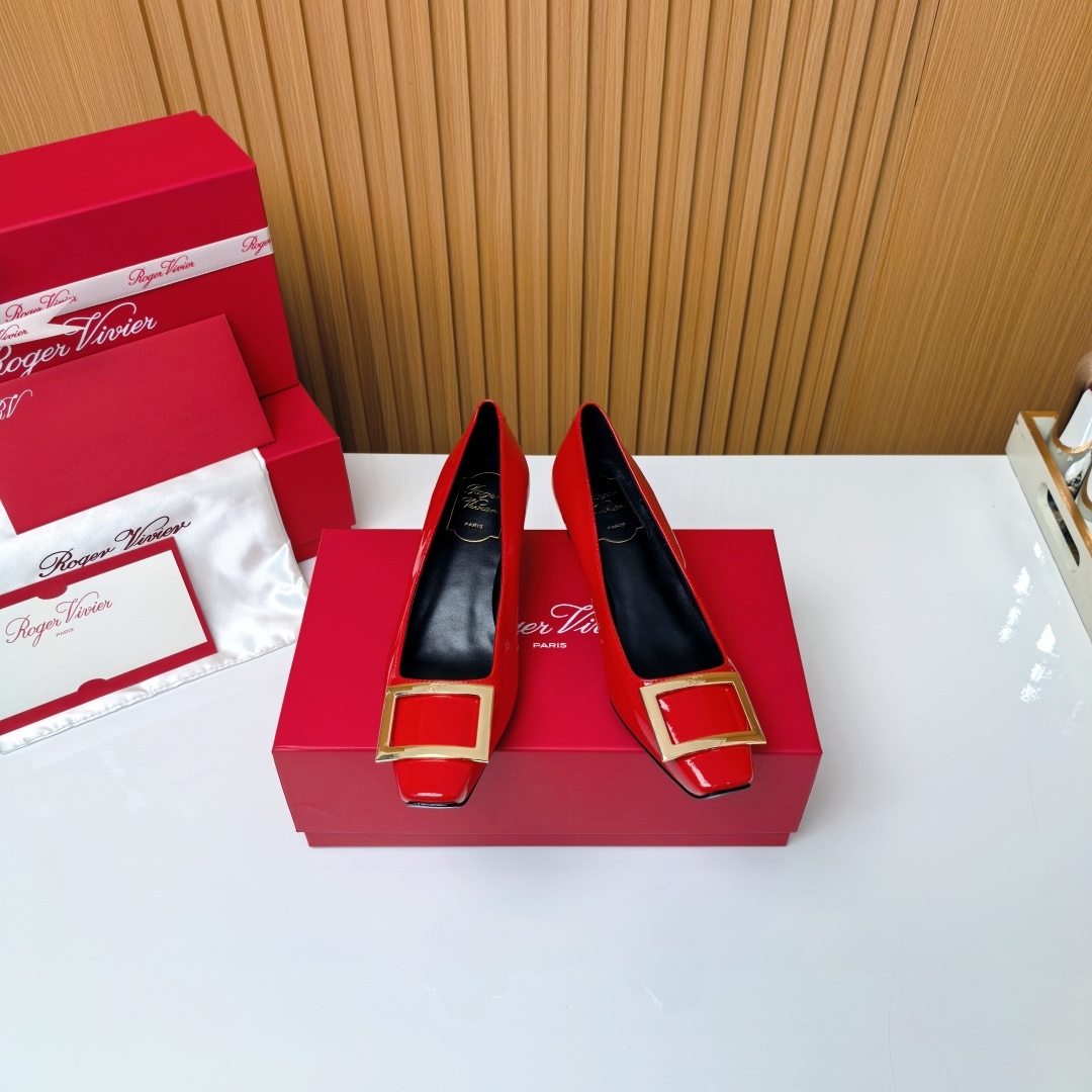 NO:751319,RV 4.5cm horn heel 'China Red', single shoes19860909RV 4.5cm喇叭跟『中国红』,单鞋,Women's Shoes