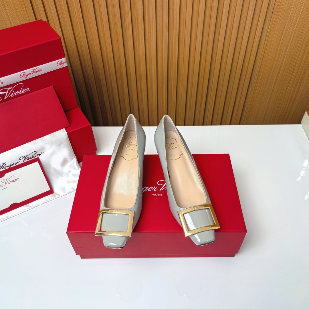 NO:751324,RV 4.5cm horn heel 'grey blue', single shoes19860909RV 4.5cm喇叭跟『灰蓝色』,单鞋,Women's Shoes