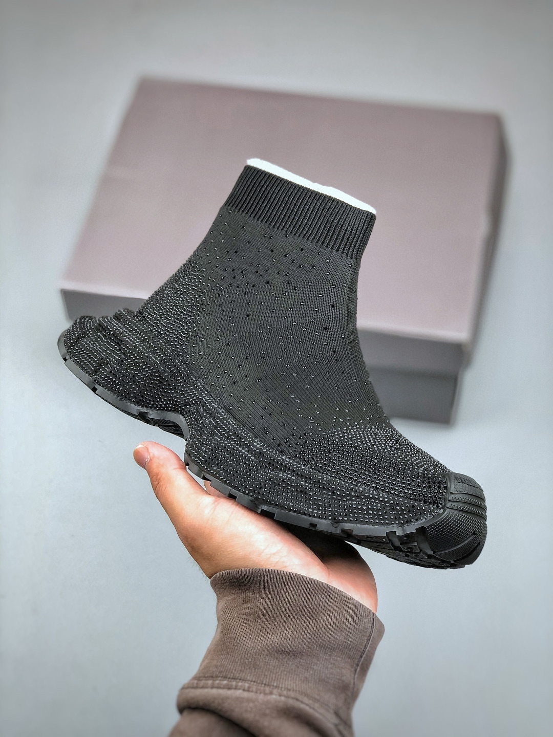 Balenciaga Women's Speed 2.0 Rhinestone-Embellished Knitted Sock Sneakers 5 cmp i1746387131461 1984 0 3