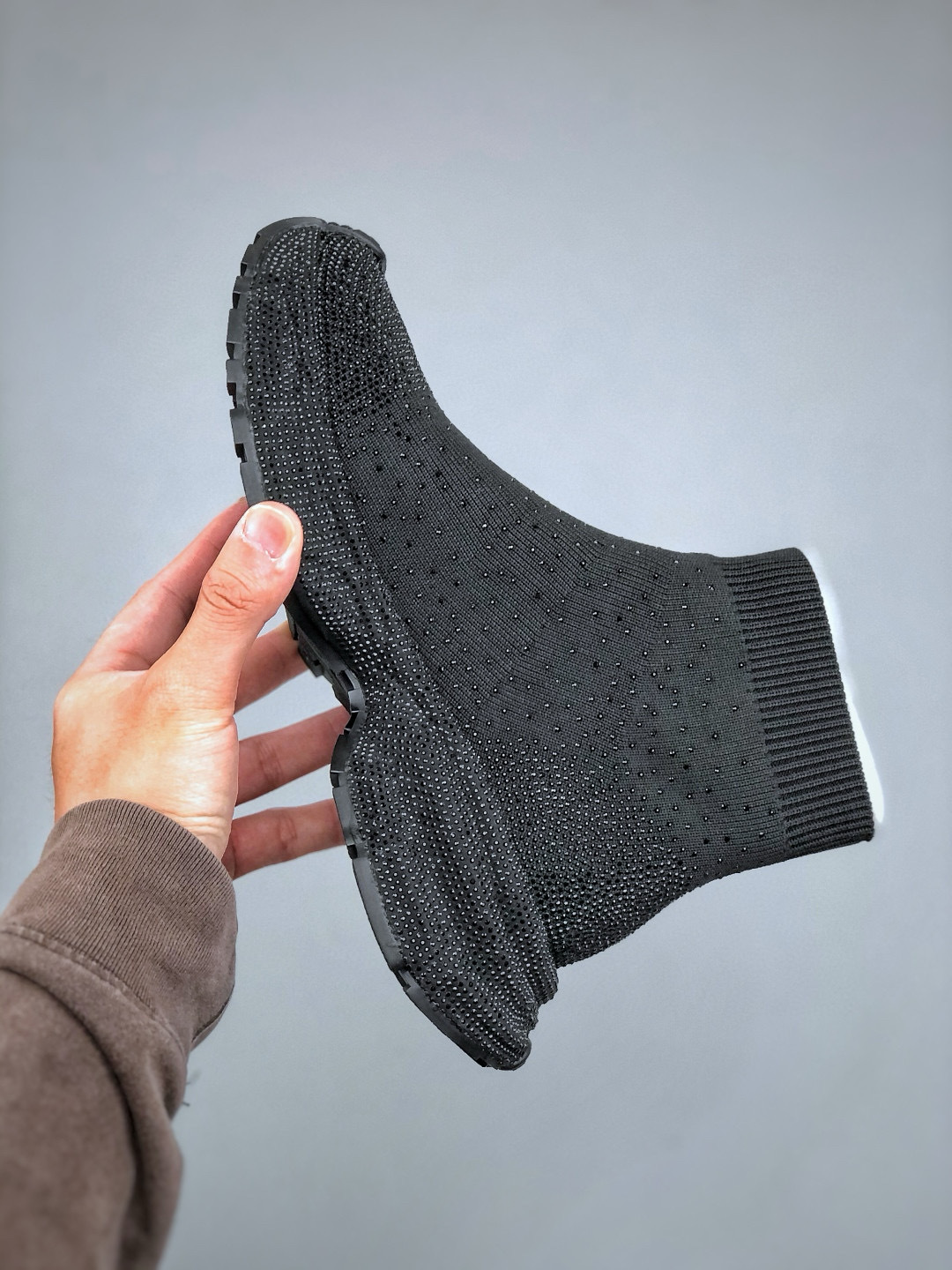 Balenciaga Women's Speed 2.0 Rhinestone-Embellished Knitted Sock Sneakers 6 cmp i1746387131466 2714 0 4