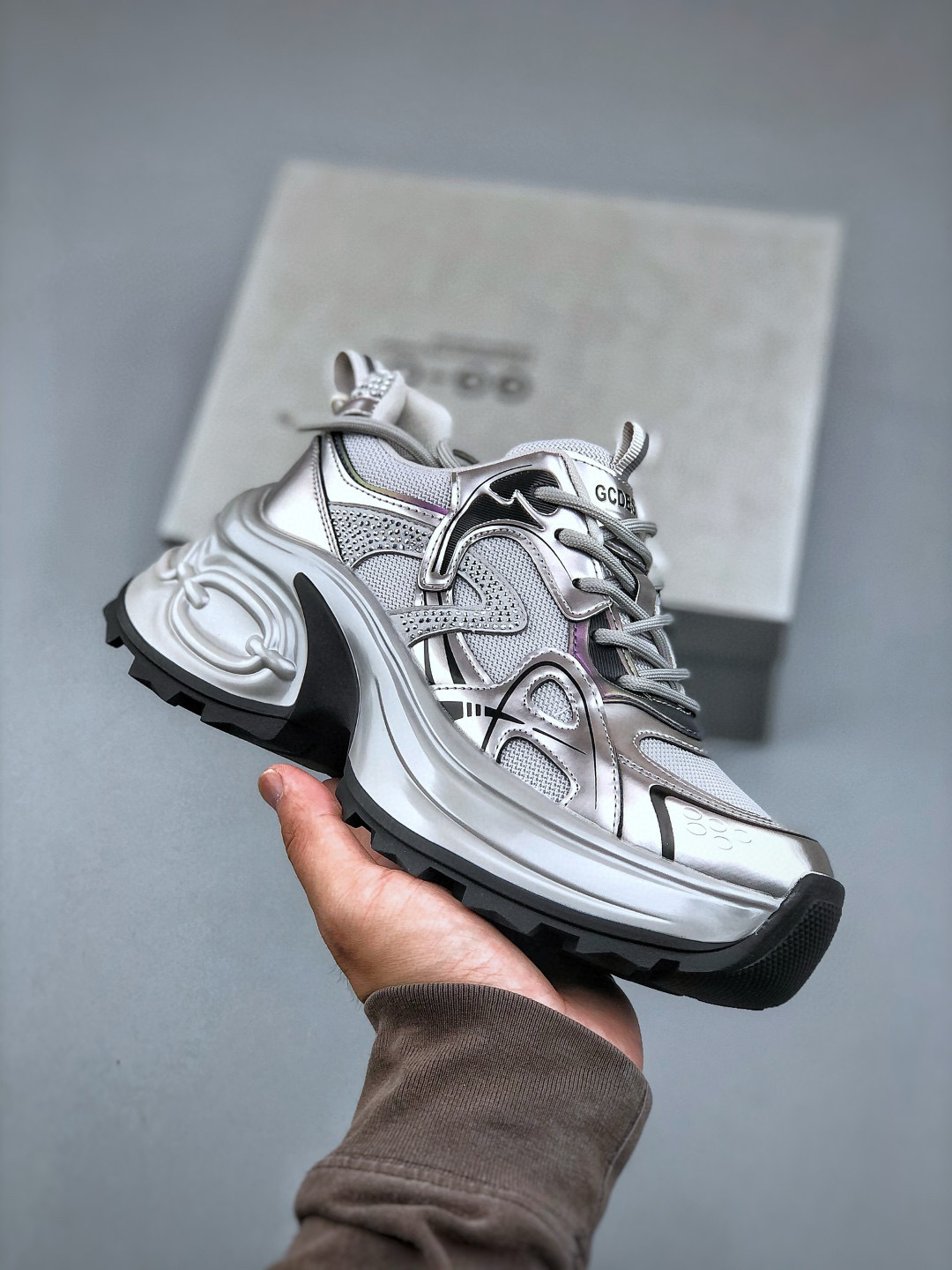 Gucci CC Women's Chunky Sneakers Platform Running Shoes - Stylish & Comfortable 5 cmp i1746388417533 4462 0 3
