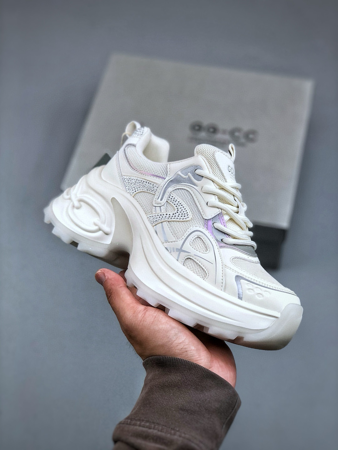 Gucci CC Women's Chunky Sneakers Platform Running Shoes - Stylish & Comfortable 2 cmp i1746388417547 7272 0 0