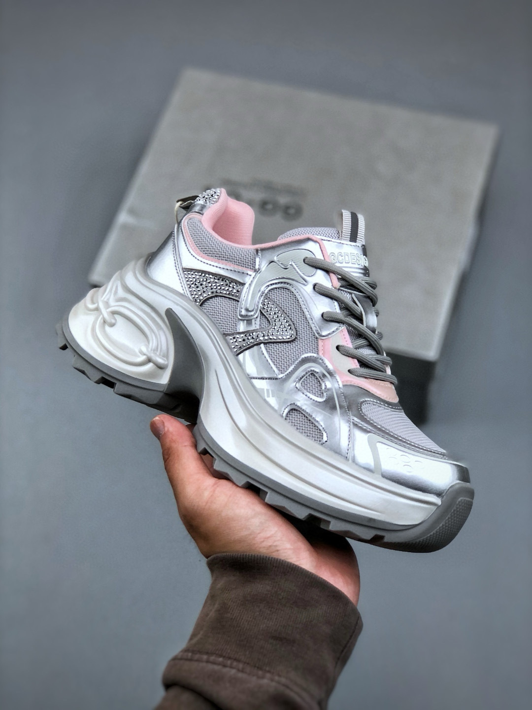 Gucci CC Women's Chunky Sneakers Platform Running Shoes - Stylish & Comfortable 8 cmp i1746388417550 3250 0 6