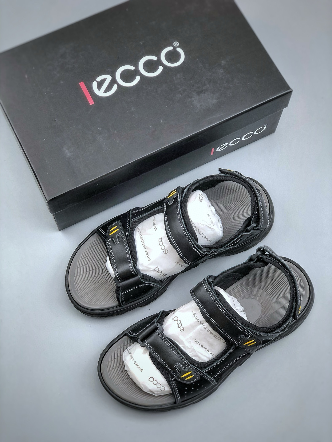 ECCO Men's Leather Sport Sandals - Adjustable, Comfortable, and Durable 7 cmp i1746479880897 3932 0 5