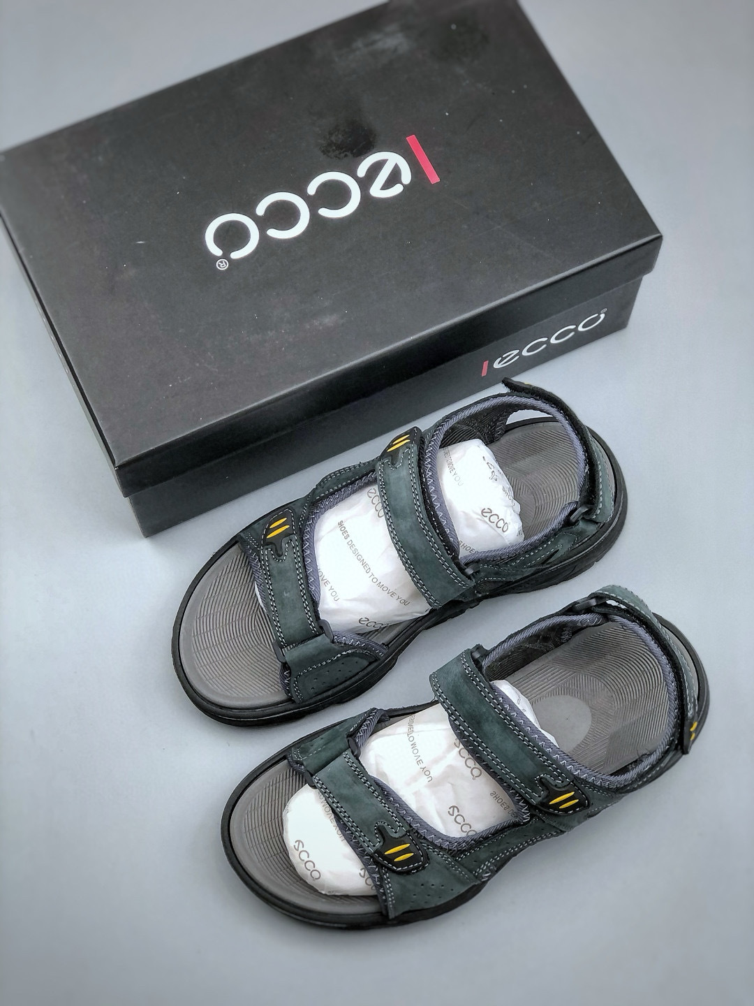 ECCO Men's Leather Sport Sandals - Adjustable, Comfortable, and Durable 4 cmp i1746479880902 5268 0 2