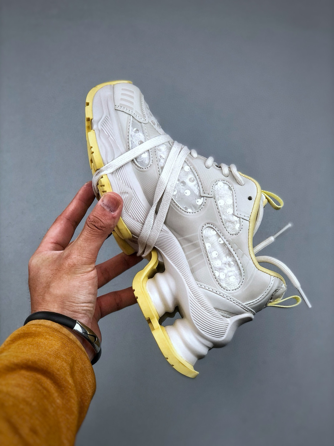 Gucci CC Chunky Sneakers White Pink Leather Women's Size 35-40 6 cmp i1746552144910 8123 0 4