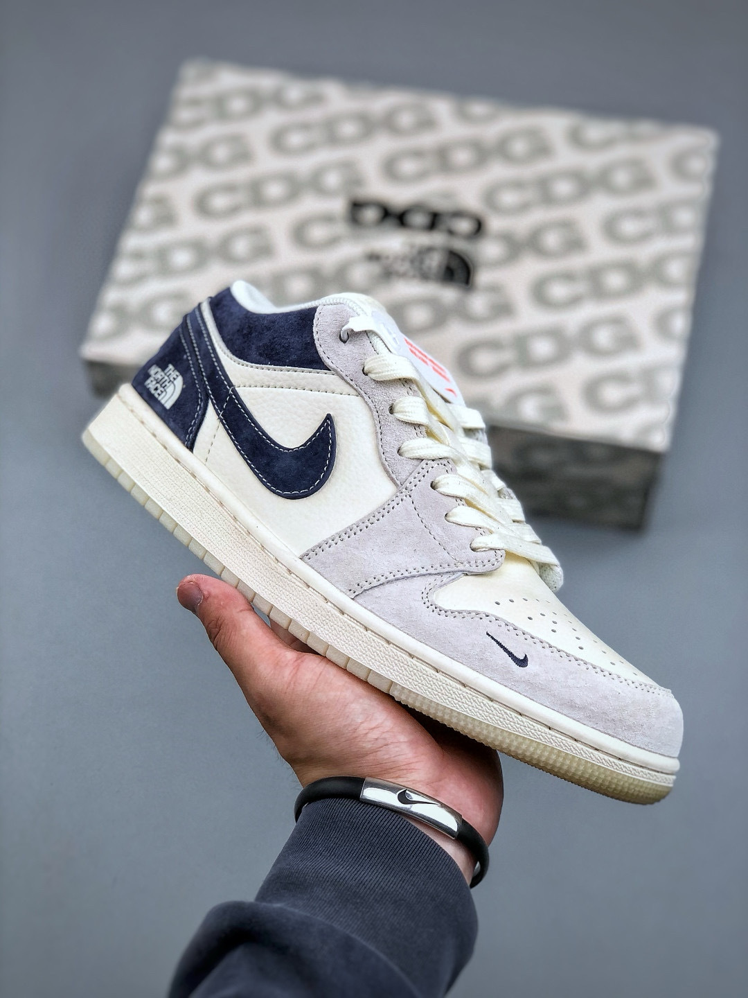 Air Jordan 1 Low The North Face Custom Sneakers - Premium Leather 5 cmp i1746725983776 7529 0 3