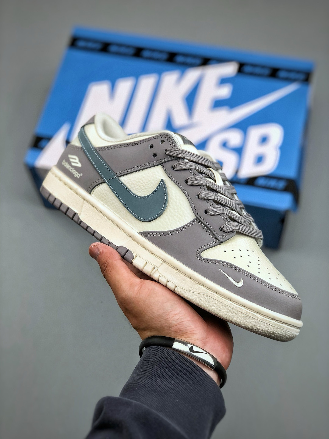 Nike SB Dunk Low x Balenciaga Collab Shoes - Black Blue 2 cmp i1746818606125 4398 0 0