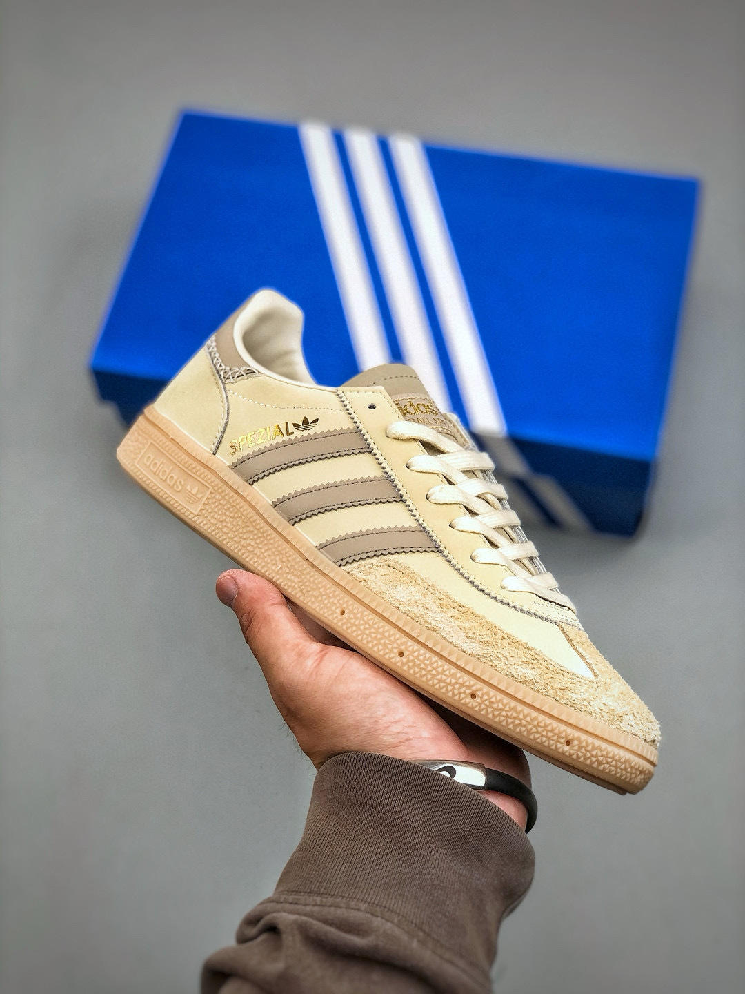 Adidas Handball Spezial Retro Casual Suede Sneakers - Pink White 2 cmp i1746898415229 8929 0 0