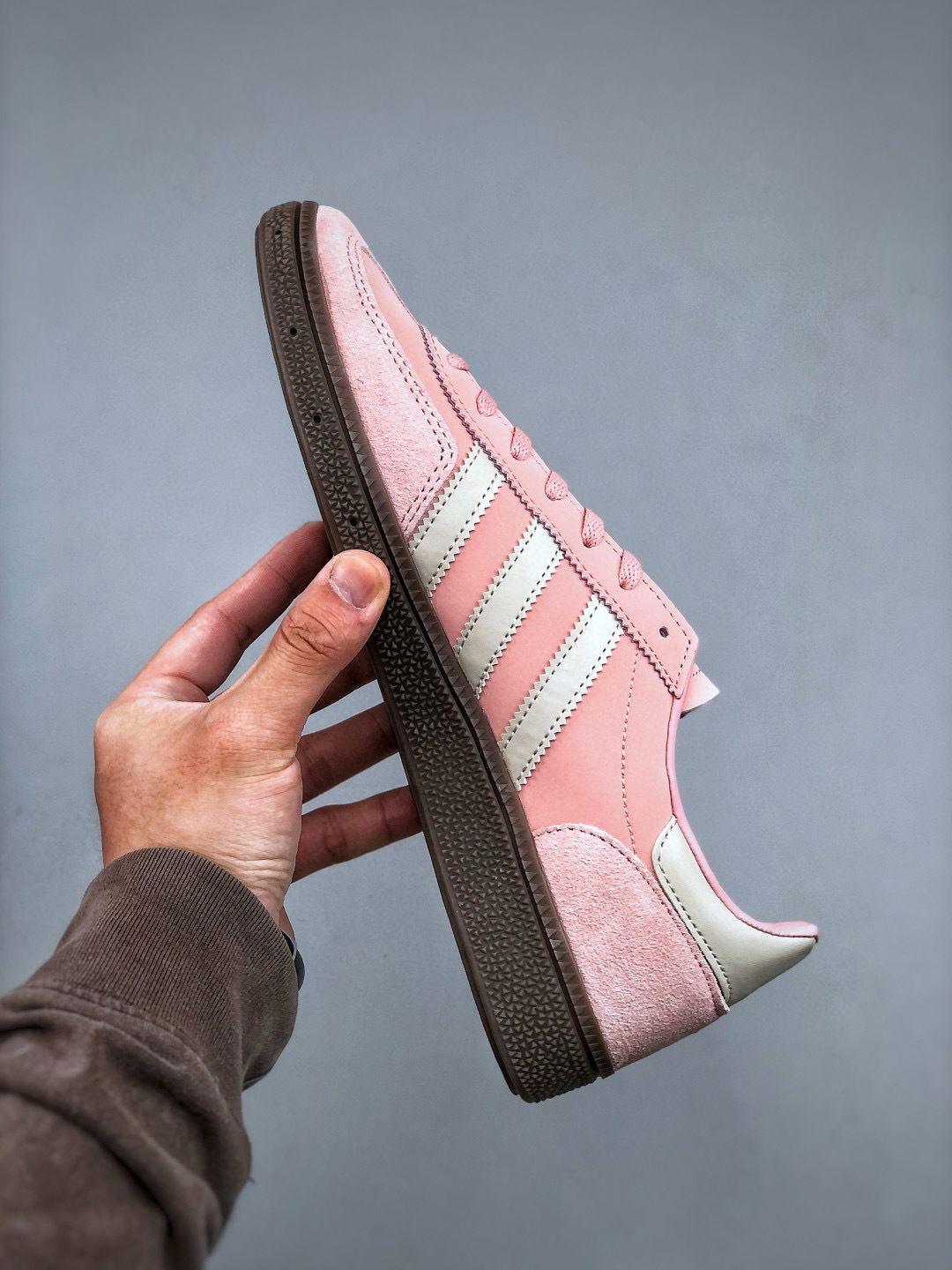 Adidas Handball Spezial Retro Casual Suede Sneakers - Pink White 6 cmp i1746898415252 4728 0 4