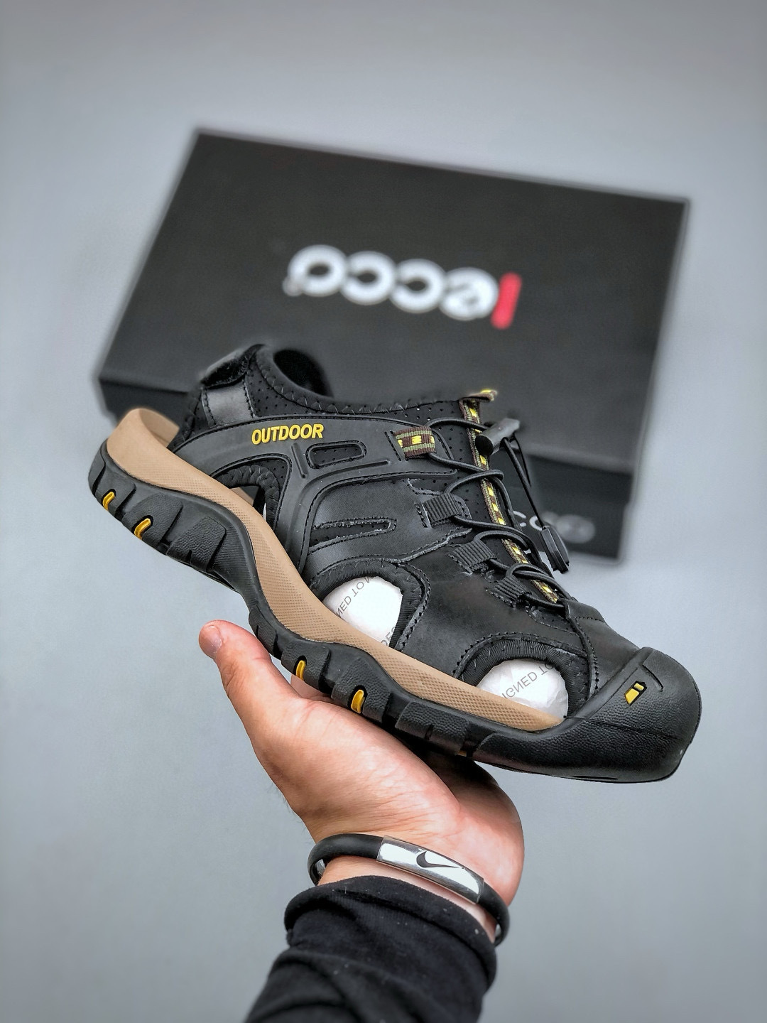 ECCO Men's Outdoor Leather Sandals: Comfortable and Durable for Adventure 5 cmp i1746990884806 6776 0 3