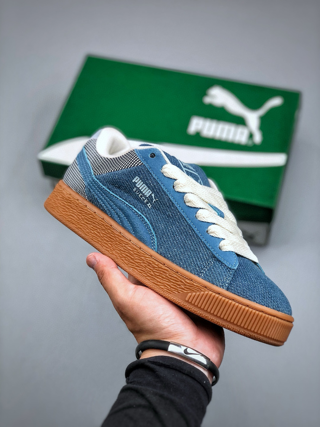 Puma Suede XL Retro Low-Top Sneakers - Blue Denim, Durable & Stylish 2 cmp i1746991083453 4247 0 0