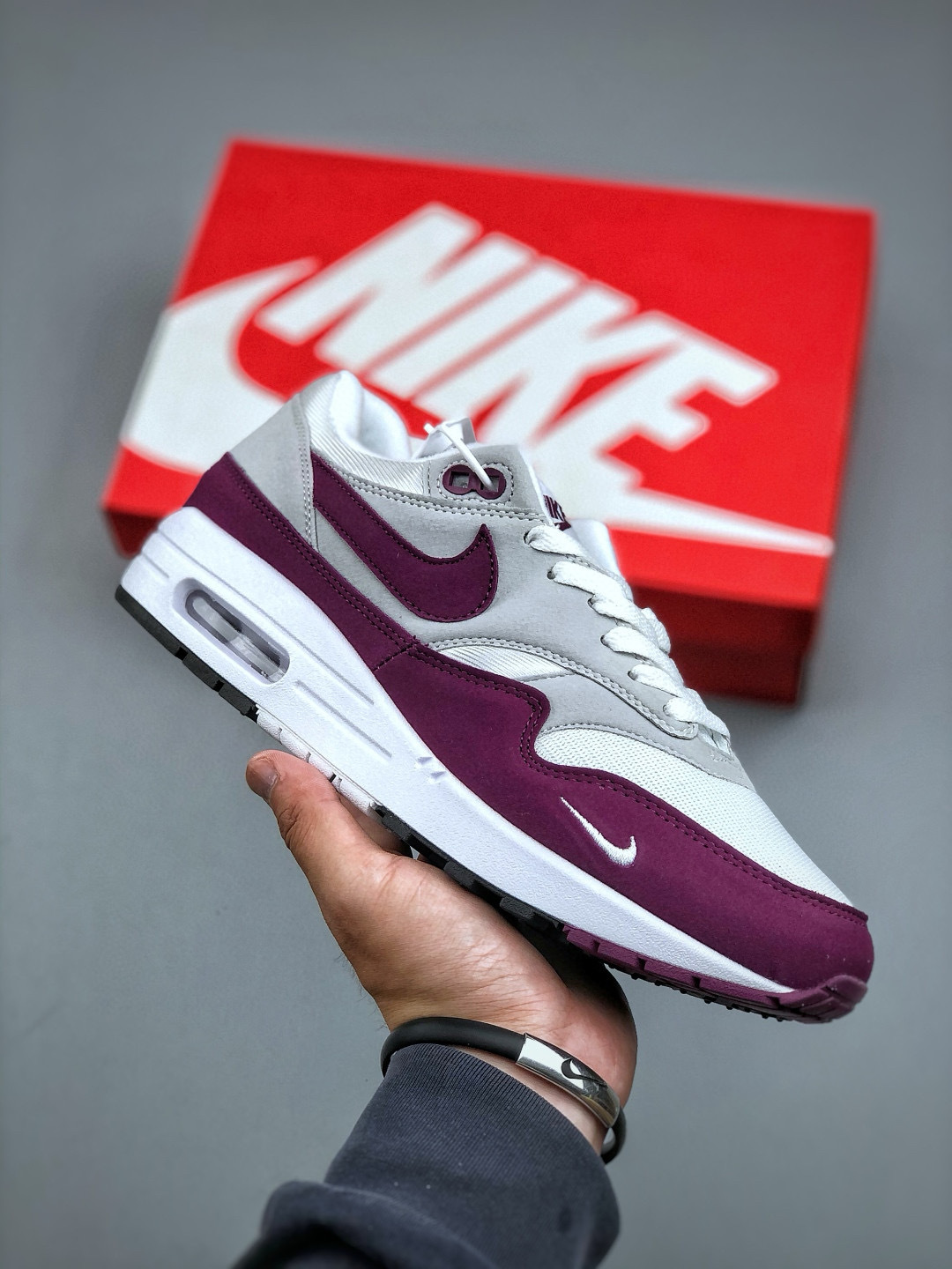 Nike Air Max 1 HF1194-101 Retro Running Shoes - Half Palm Air Cushion 5 cmp i1747068128067 5057 0 3