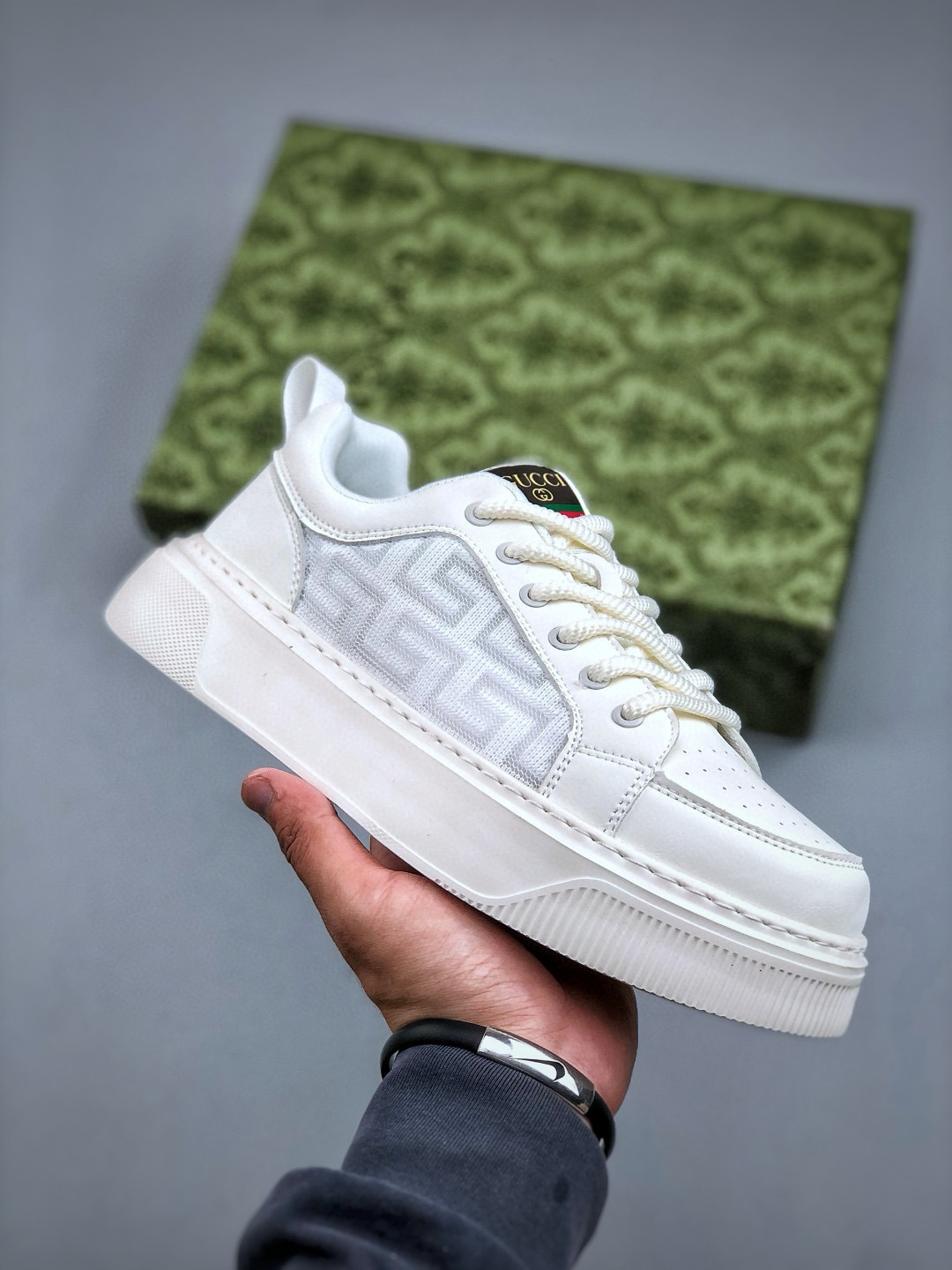 Gucci Screener-Inspired High-Top Sneakers in Black and White, Size 39-44 5 cmp i1747156355970 1289 0 3