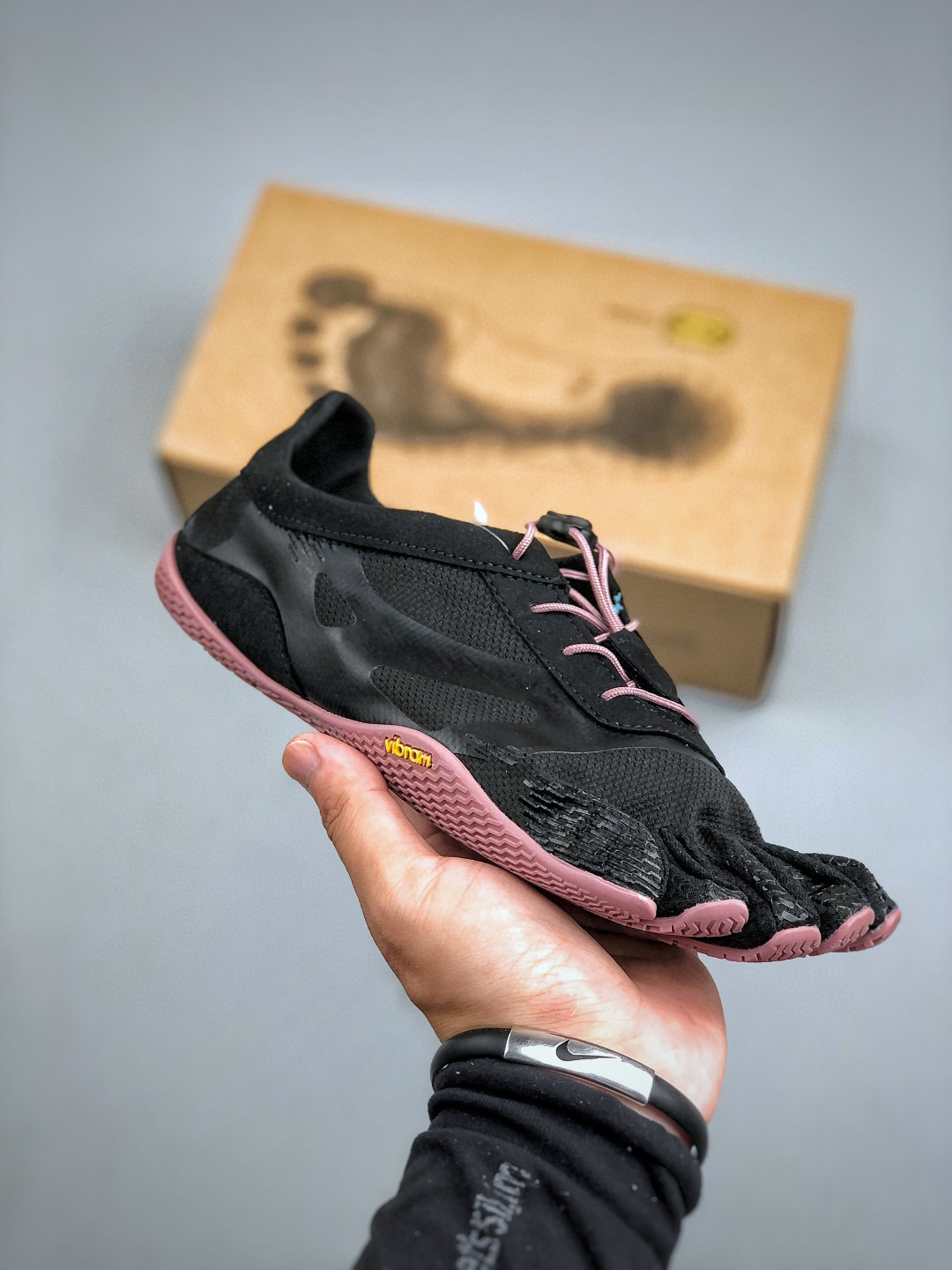 Vibram FiveFingers Low-Cut Black Breezandal, Size 36-40, Barefoot Training Shoes