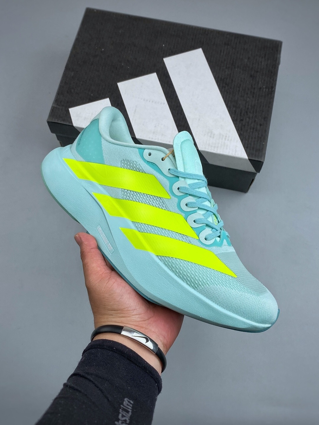 ️ S版 Adidas ADIZERO EVO SL M 阿迪达斯 舒适百搭防滑耐磨 低帮 休闲跑步鞋 货号:JS4447 (半)