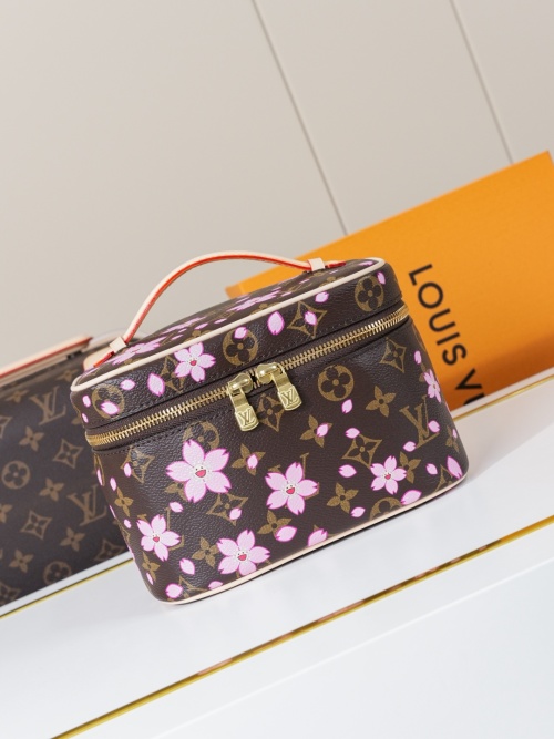Louis Vuitton Nice Mini Cosmetic Pouch Monogram Cherry Blossom Canvas 1 Louis Vuitton Nice Mini Cosmetic Pouch Monogram Cherry Blossom Canvas
