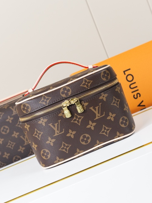 Louis Vuitton Nice Mini Cosmetic Pouch Monogram Canvas Travel Bag 1 Louis Vuitton Nice Mini Cosmetic Pouch Monogram Canvas Travel Bag