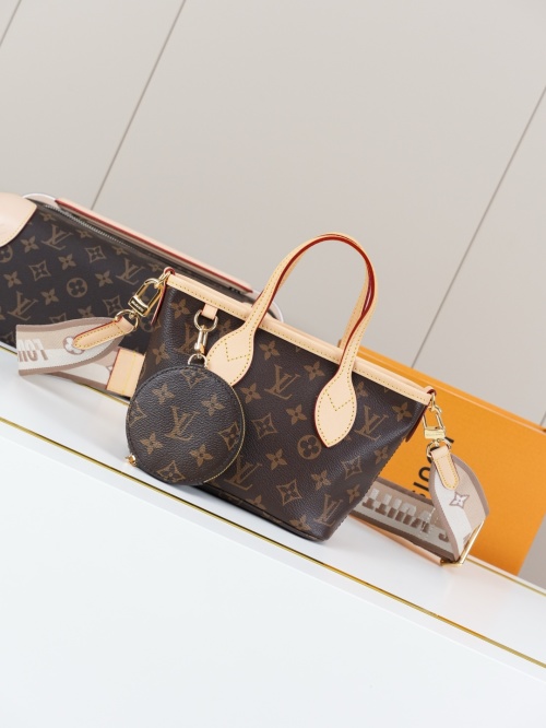 Louis Vuitton Neverfull BB Monogram Canvas Mini Tote Bag with Coin Purse 1 Louis Vuitton Neverfull BB Monogram Canvas Mini Tote Bag with Coin Purse