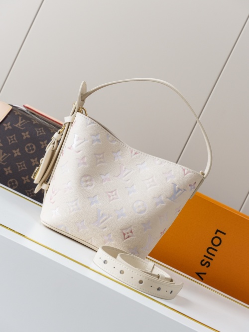 Louis Vuitton All In BB Handbag Monogram Embossed Leather Shoulder Bag 1 Louis Vuitton All In BB Handbag Monogram Embossed Leather Shoulder Bag