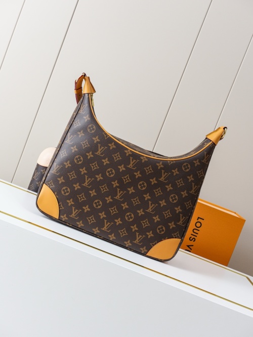 Louis Vuitton Boulogne Monogram Canvas Large Hobo Bag - Unisex, Classic 1 Louis Vuitton Boulogne Monogram Canvas Large Hobo Bag - Unisex, Classic