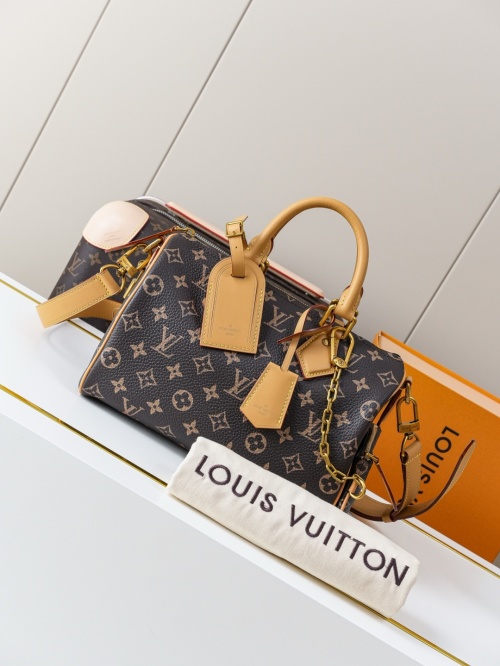 Louis Vuitton Speedy Bandoulière 25 Monogram Leather Satchel Handbag 1 Louis Vuitton Speedy Bandoulière 25 Monogram Leather Satchel Handbag