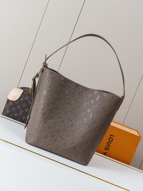 Louis Vuitton All In Monogram Leather Gray/Brown Handbag, 30 x 25 x 17 cm 1 Louis Vuitton All In Monogram Leather Gray/Brown Handbag, 30 x 25 x 17 cm