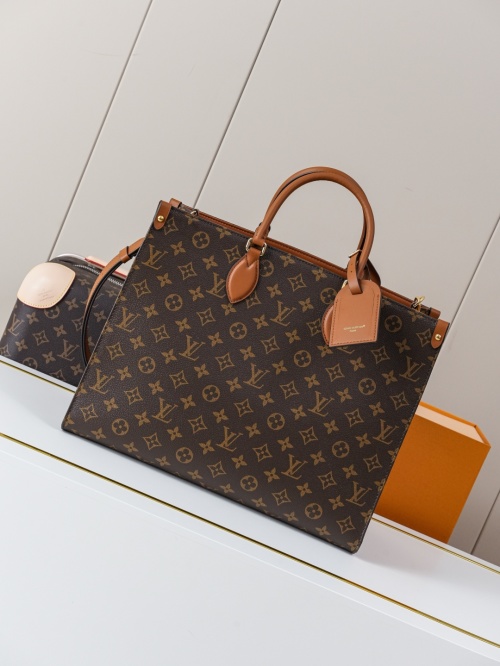 Louis Vuitton OnTheGo Organizer Monogram Coated Canvas Tote Bag 1 Louis Vuitton OnTheGo Organizer Monogram Coated Canvas Tote Bag
