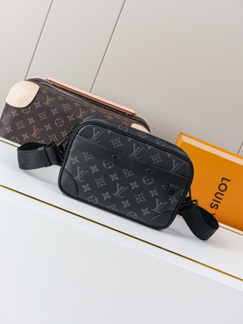 Louis Vuitton Monogram Eclipse Alpha Messenger Bag - Modern, Compact Design 1 Louis Vuitton Monogram Eclipse Alpha Messenger Bag - Modern, Compact Design