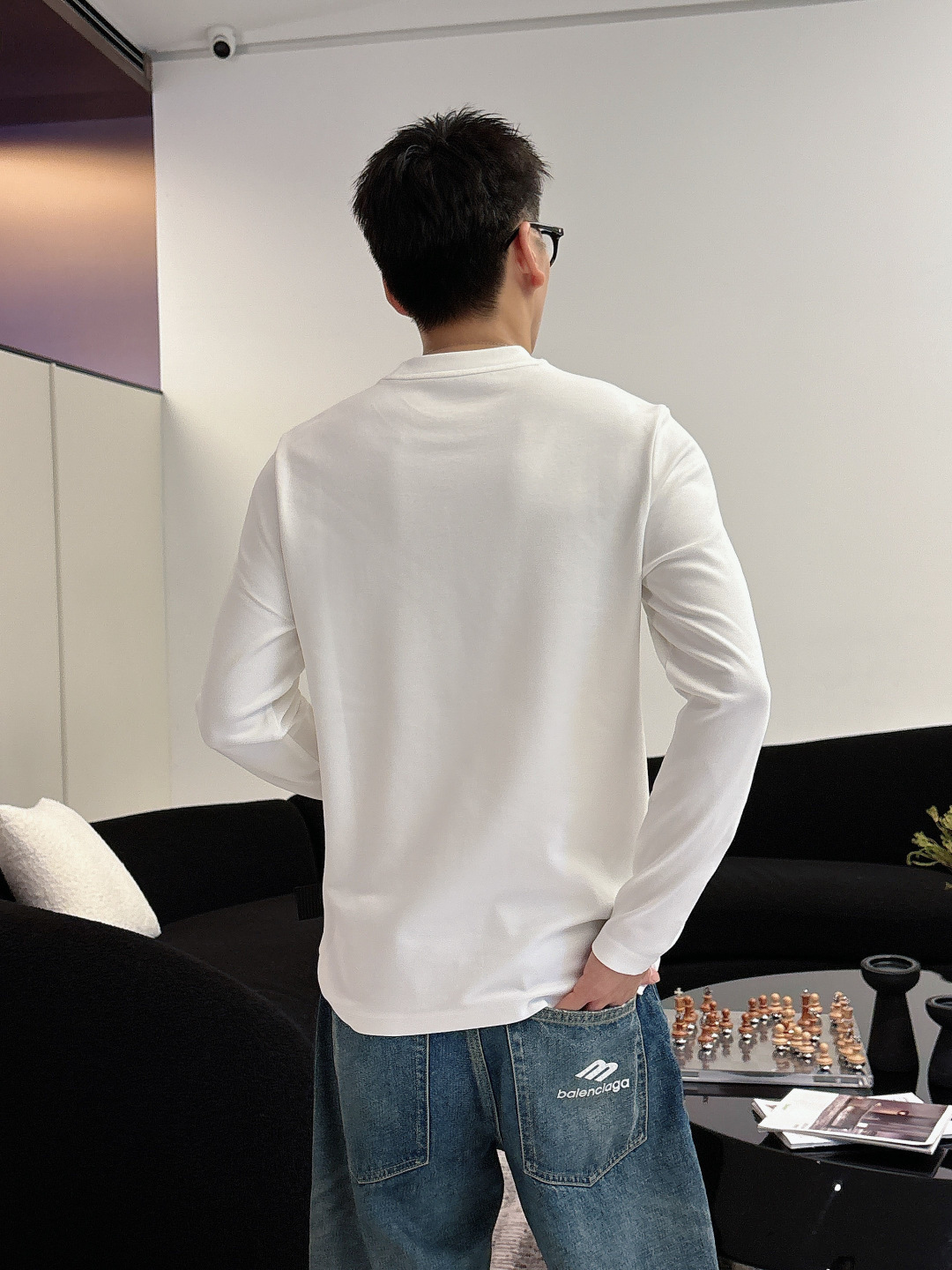 蒙口，2025秋冬最新款，高端刺绣/工艺图案装饰logo，专柜同步有售，原单狠货，爆款时尚休闲圆领长袖T