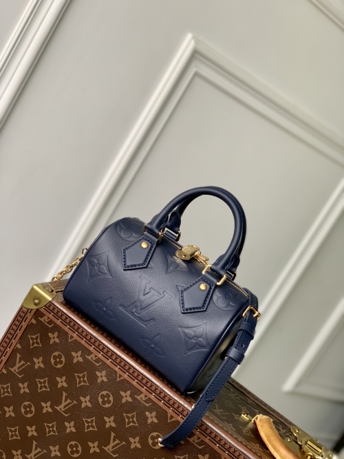 Louis Vuitton Speedy Bandoulière 20: Elegant Monogram Empreinte Leather Handbag