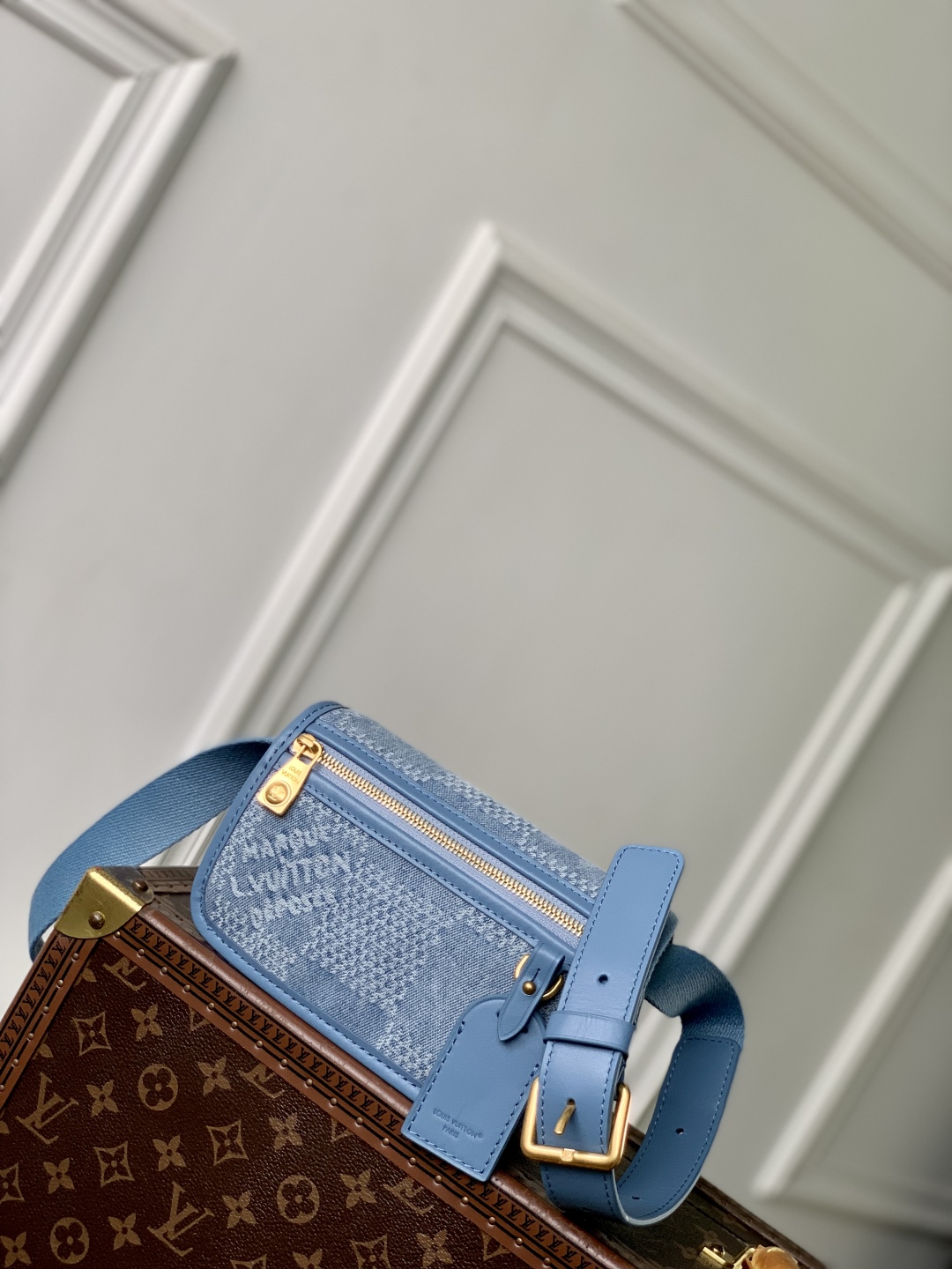 Louis Vuitton Bosphore Mini Bag Damier Denim 3D Blue Cotton Canvas N00210 2 cmp i1752310448659 3586 0 0
