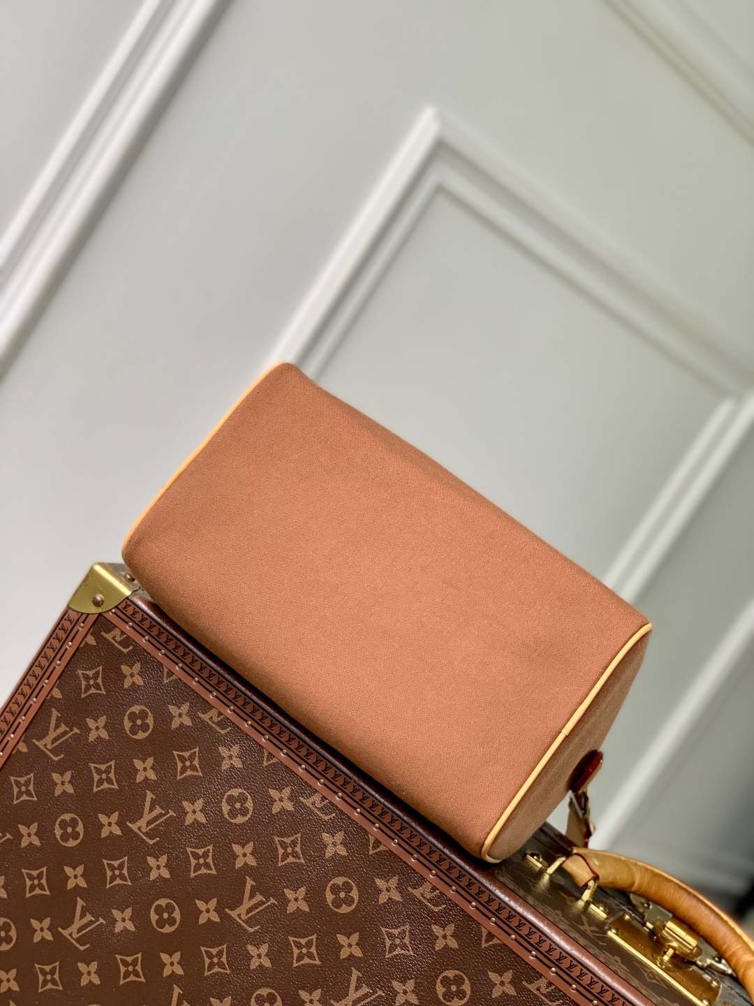 Louis Vuitton Speedy Pharrell and Nigo Collection Brown Canvas Satchel 5 cmp i1752311317886 8044 0 3
