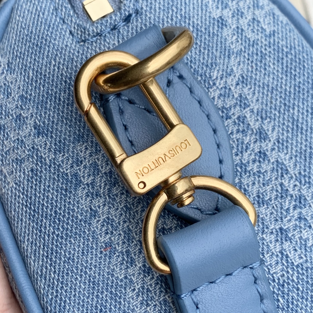 Louis Vuitton Speedy 18 Bandoulière Damier Denim 3D Cotton Canvas Top Handle Bag 7 cmp i1753083203083 7688 0 5