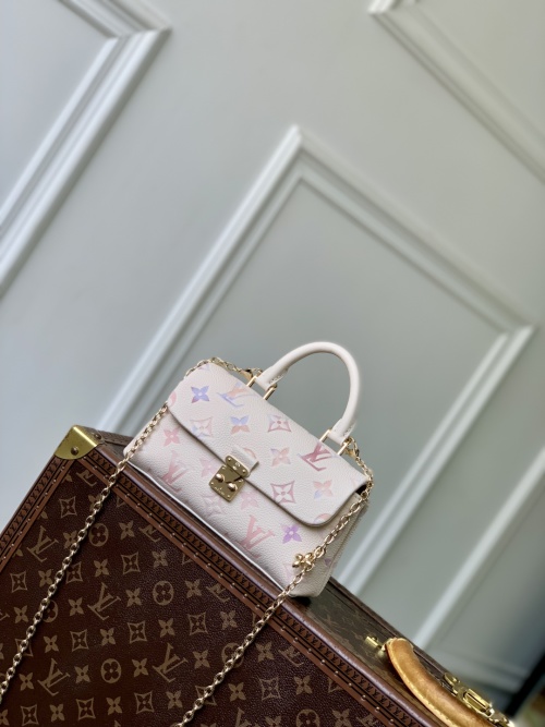 Louis Vuitton Nano Madeleine Ivory Monogram Empreinte Leather Crossbody Bag 1 Louis Vuitton Nano Madeleine Ivory Monogram Empreinte Leather Crossbody Bag