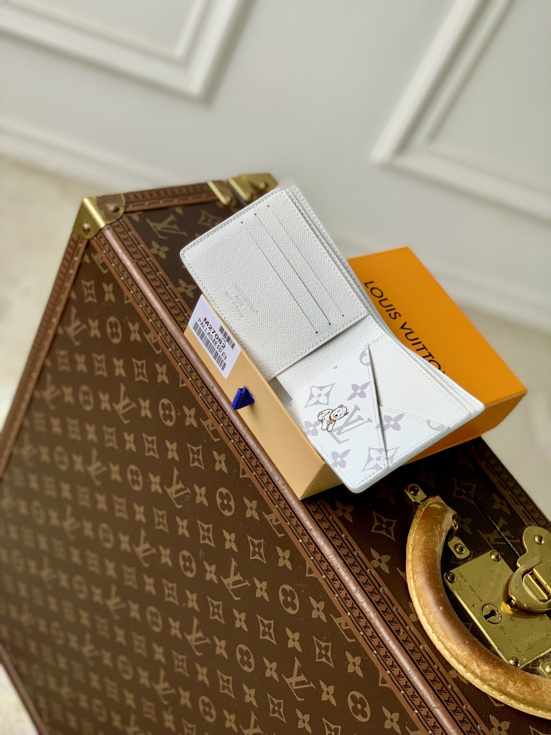 LV Style White Canvas Wallet Bags Wallet detail image 9 from source 759862