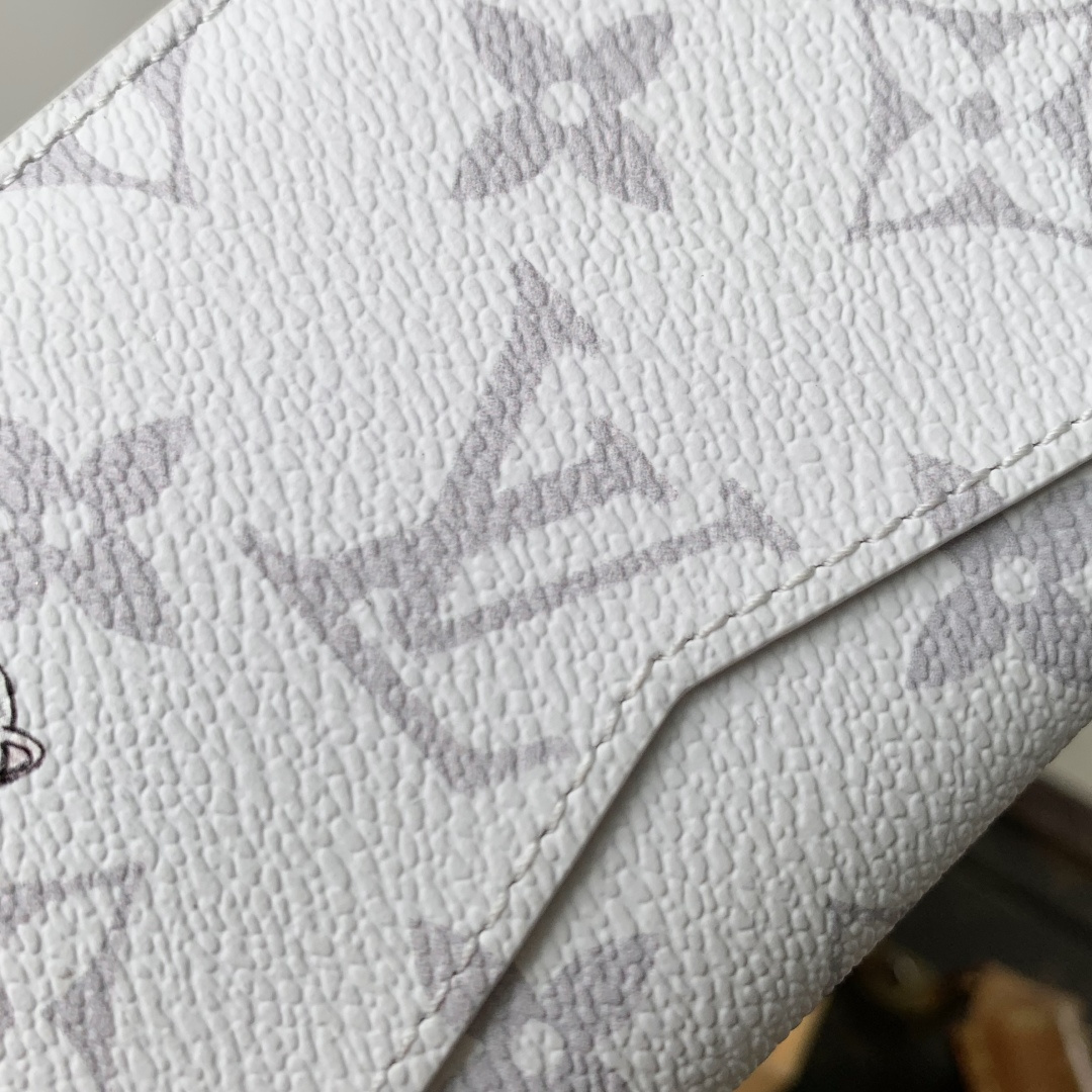 LV Style White Canvas Wallet Bags Wallet detail image 5 from source 759863