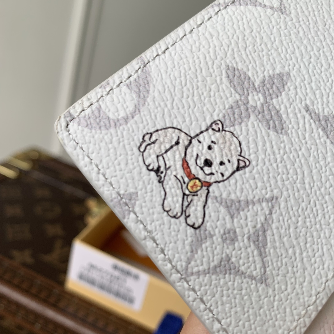 LV Style White Canvas Wallet Bags Wallet detail image 4 from source 759863