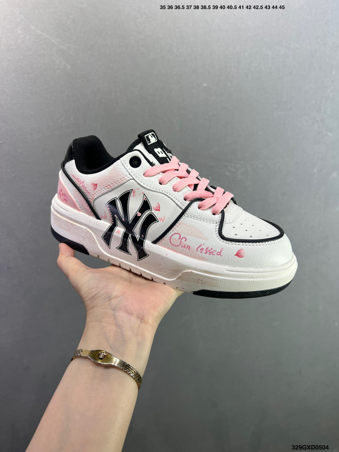 MLB NY 印花网红老爹鞋 涂鸦恶作剧 3ASXCA12N