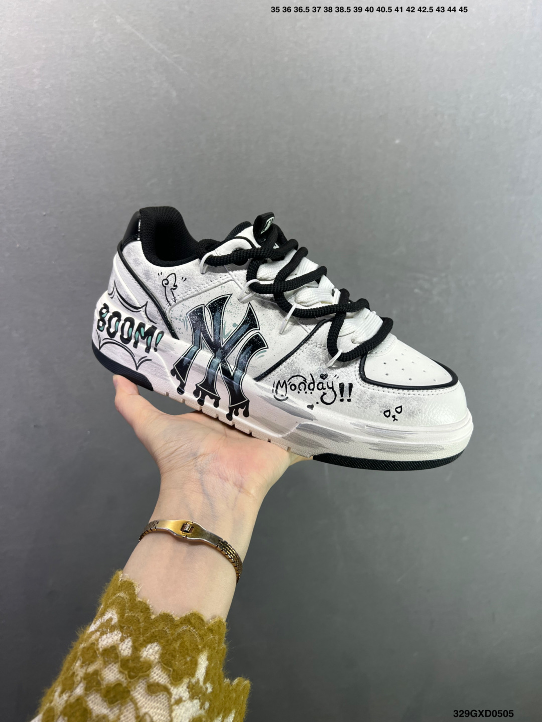 MLB NY 印花网红老爹鞋 涂鸦恶作剧 3ASXCA12N-Top High Quatity Cheap Sneakers Fashion Clothing Clothes Bags handbags Shoes of all Brand wholesale With The best Quality And Beautiful Price from China Factory Chinese suppliers wholesaler seller MLB NY 印花网红老爹鞋 涂鸦恶作剧 3ASXCA12N
