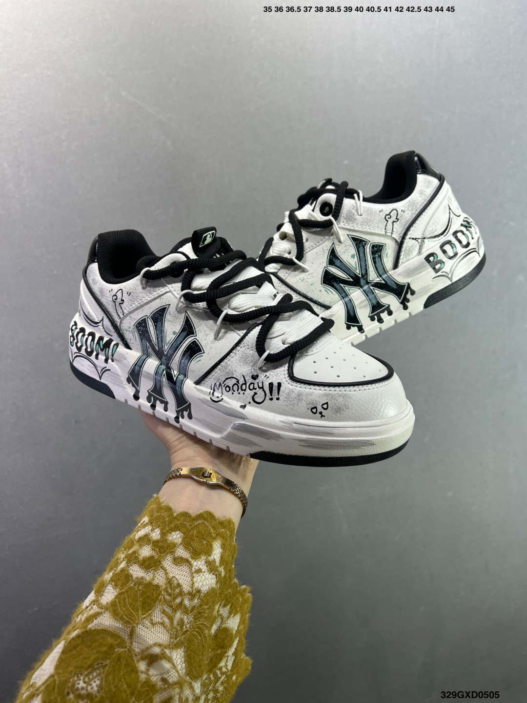 MLB NY 印花网红老爹鞋 涂鸦恶作剧 3ASXCA12N-Top High Quatity Cheap Sneakers Fashion Clothing Clothes Bags handbags Shoes of all Brand wholesale With The best Quality And Beautiful Price from China Factory Chinese suppliers wholesaler seller MLB NY 印花网红老爹鞋 涂鸦恶作剧 3ASXCA12N
