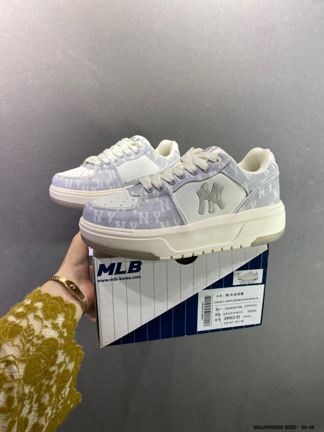 MLB CHUNKY LINER DENIM 潮流百搭 厚底增高 牛仔舒适休闲鞋 防滑耐磨 低帮 老爹鞋 3ASXS015N-Top High Quatity Cheap Sneakers Fashion Clothing Clothes Bags handbags Shoes of all Brand wholesale With The best Quality And Beautiful Price from China Factory Chinese suppliers wholesaler seller MLB CHUNKY LINER DENIM 潮流百搭 厚底增高 牛仔舒适休闲鞋 防滑耐磨 低帮 老爹鞋 3ASXS015N