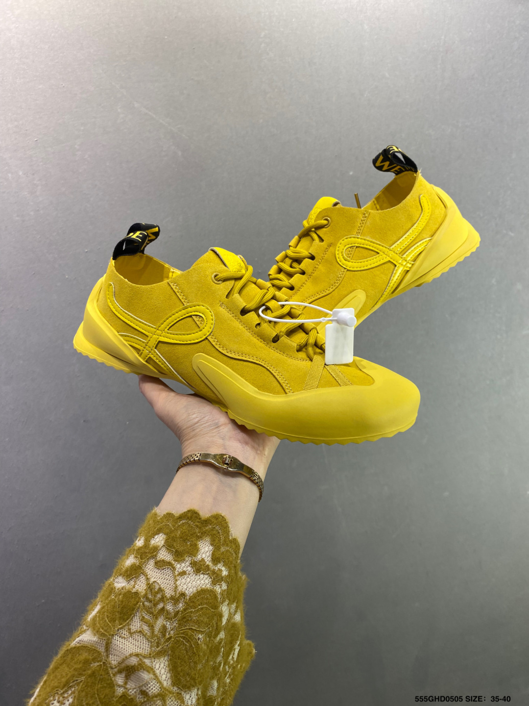 LOEWE罗意威 Grip 提花织带圆头系带低帮生活休闲鞋-Top High Quatity Cheap Sneakers Fashion Clothing Clothes Bags handbags Shoes of all Brand wholesale With The best Quality And Beautiful Price from China Factory Chinese suppliers wholesaler seller LOEWE罗意威 Grip 提花织带圆头系带低帮生活休闲鞋