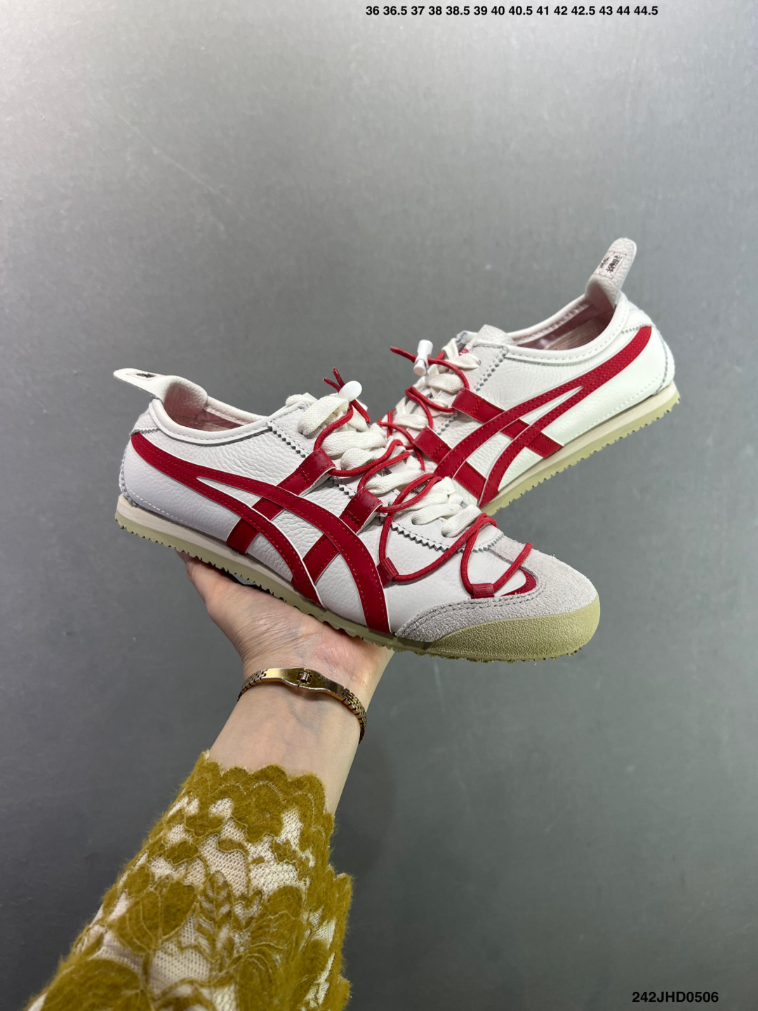 Onitsuka Tiger鬼冢虎 Mexico 66 Slip-on 一脚蹬低帮夏季透气运动休闲鞋 1183A360-205