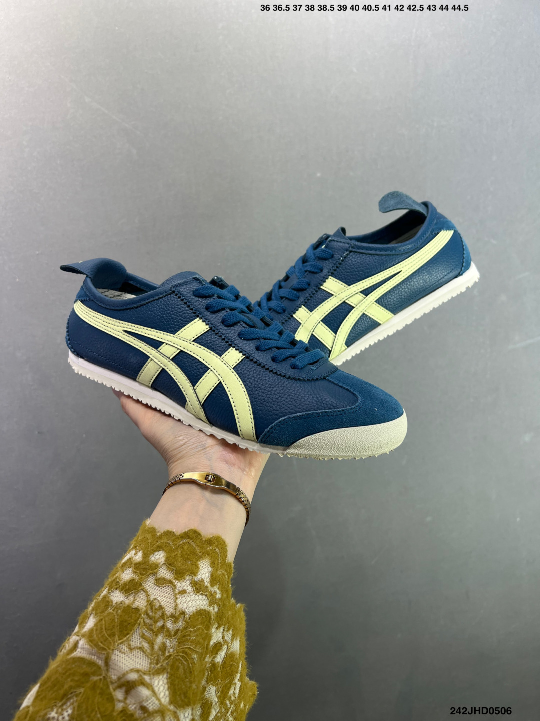 Onitsuka Tiger鬼冢虎 Mexico 66 Slip-on 一脚蹬低帮夏季透气运动休闲鞋 1183A360-205